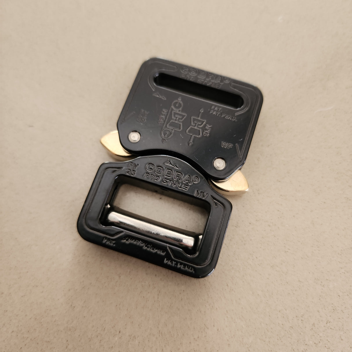 AustriAlpin Pro Style COBRA 25mm / 1" Black Buckle