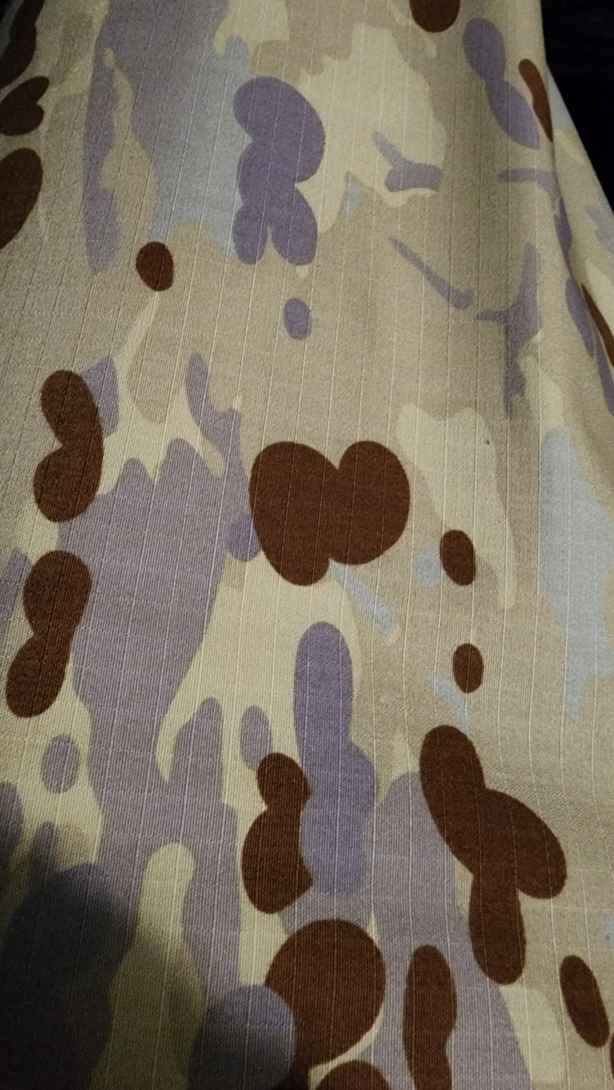 50/50 Nylon/Cotton Australian Multicam Desert Uniform Pattern Rip-Stop per Metre