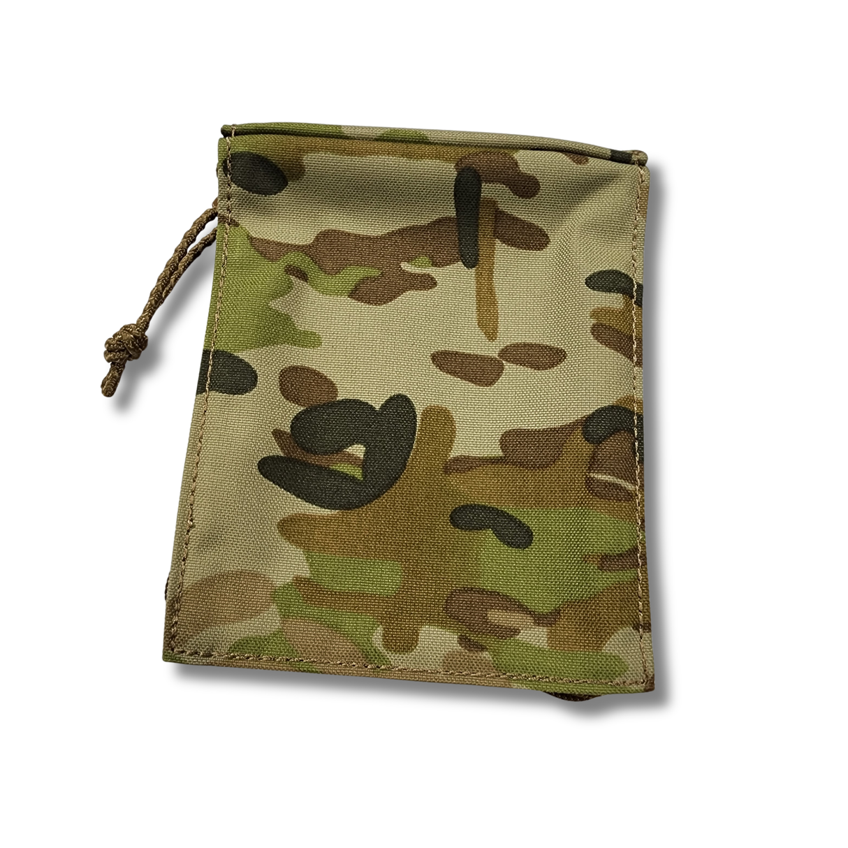 Close-up of a camouflage Notebook cover.