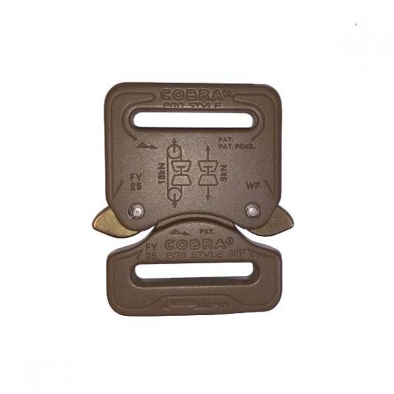 AustriAlpin COBRA 25mm / 1" Cobra Buckle Coyote Brown Non-adjustable