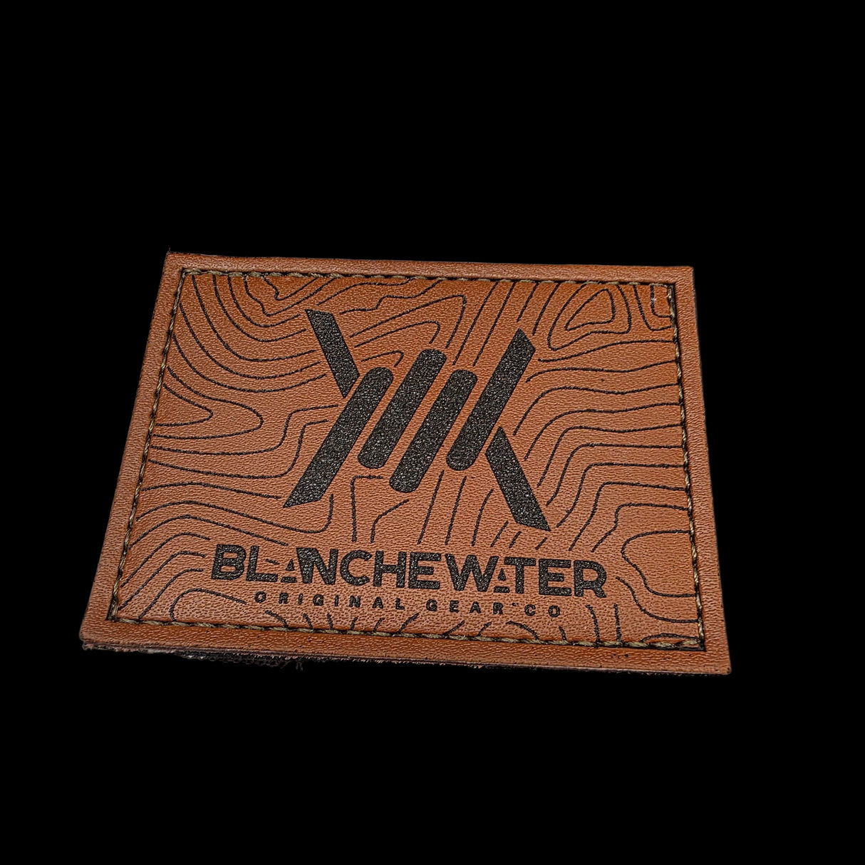 Faux Leather Blanchewater Velcro Patch
