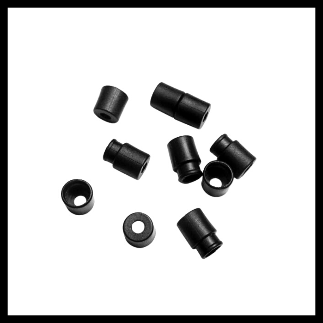 M8Tex Pop Barrel Connector for Lanyard Black