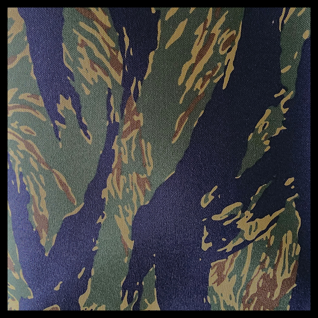 500D Vietnam Navy Tiger Stripe Heavy Duty Nylon by the Metre