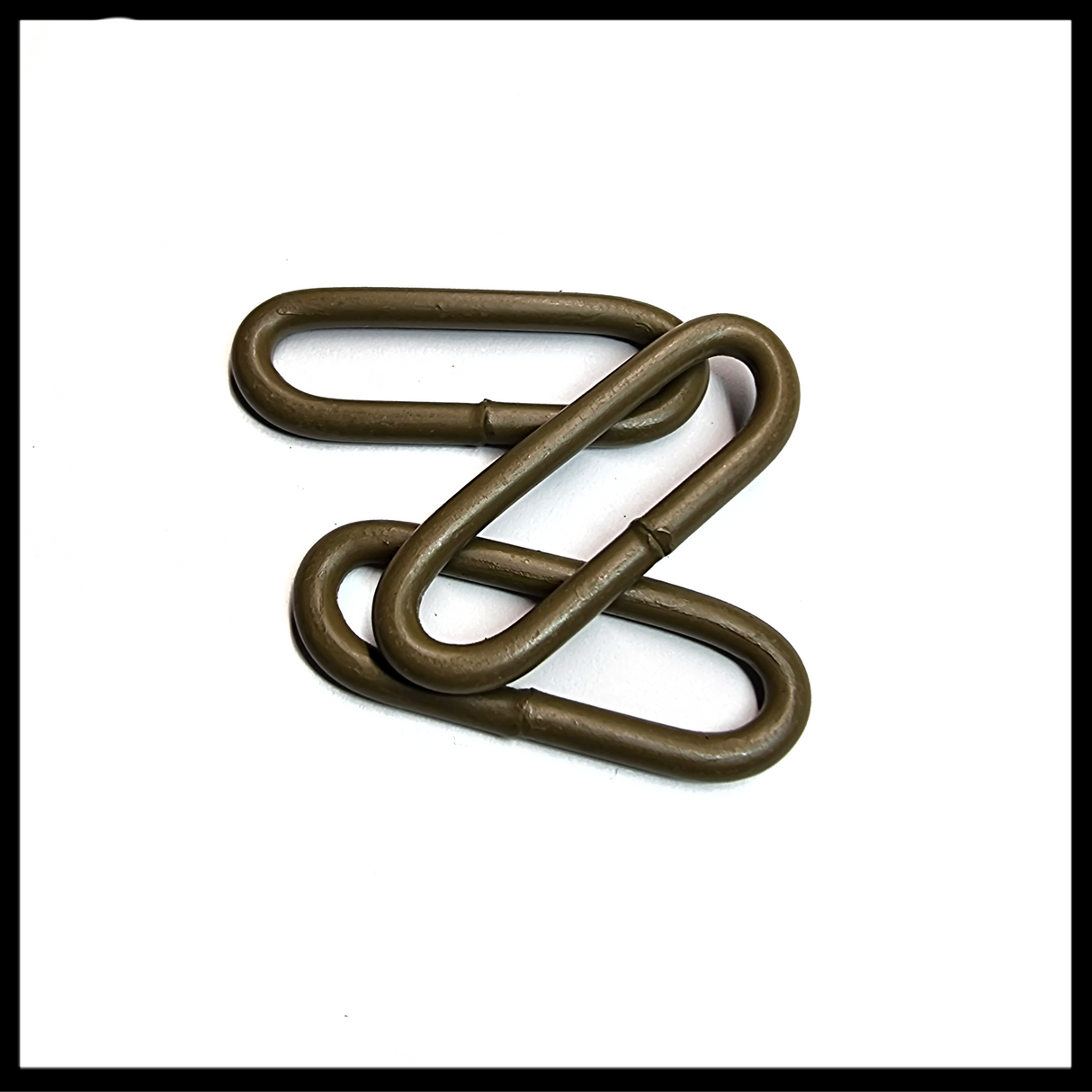 M8Tex Metal 1" Welded Oval Loops Coyote Brown