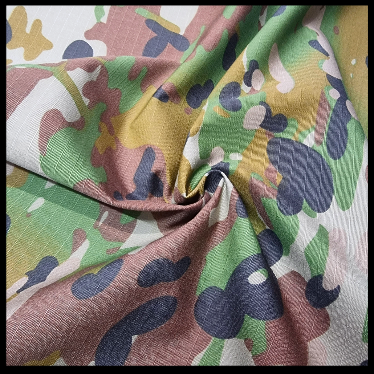 50/50 Nylon/Cotton Australian Multicam Pattern Rip-Stop per Metre