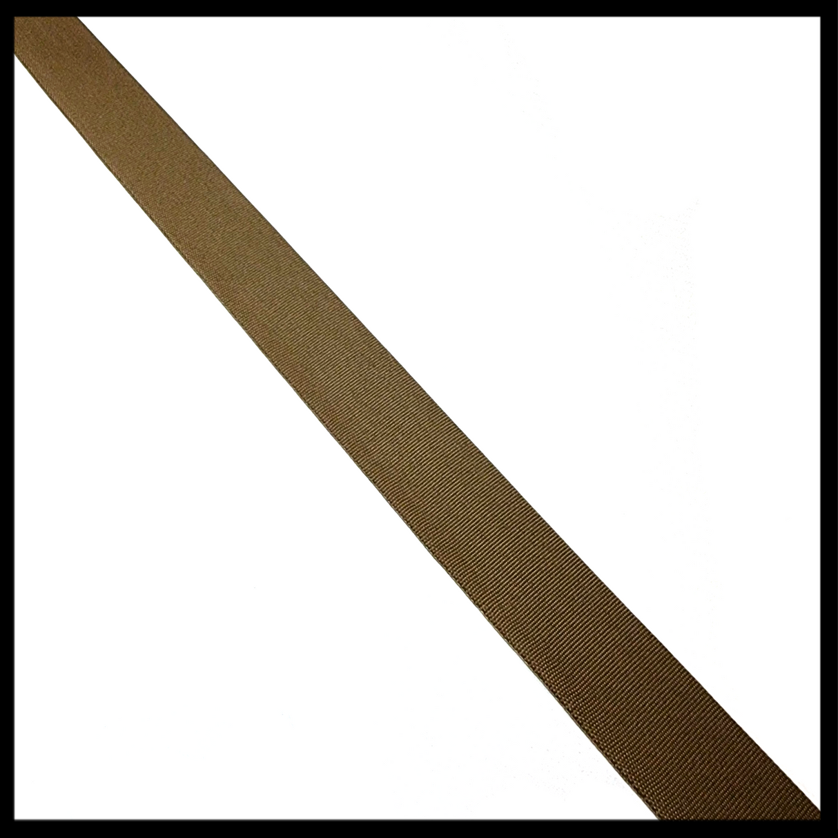 MIL-T-5038 Grosgrain Binding 25mm Coyote Brown