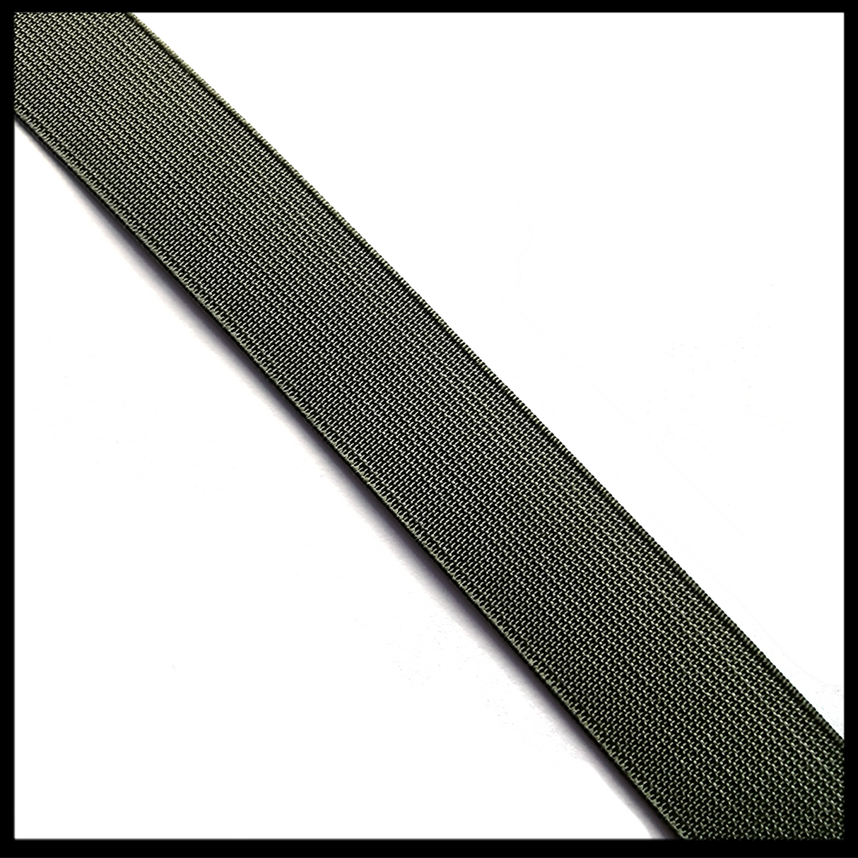Ranger Green Elastic 25mm per Metre