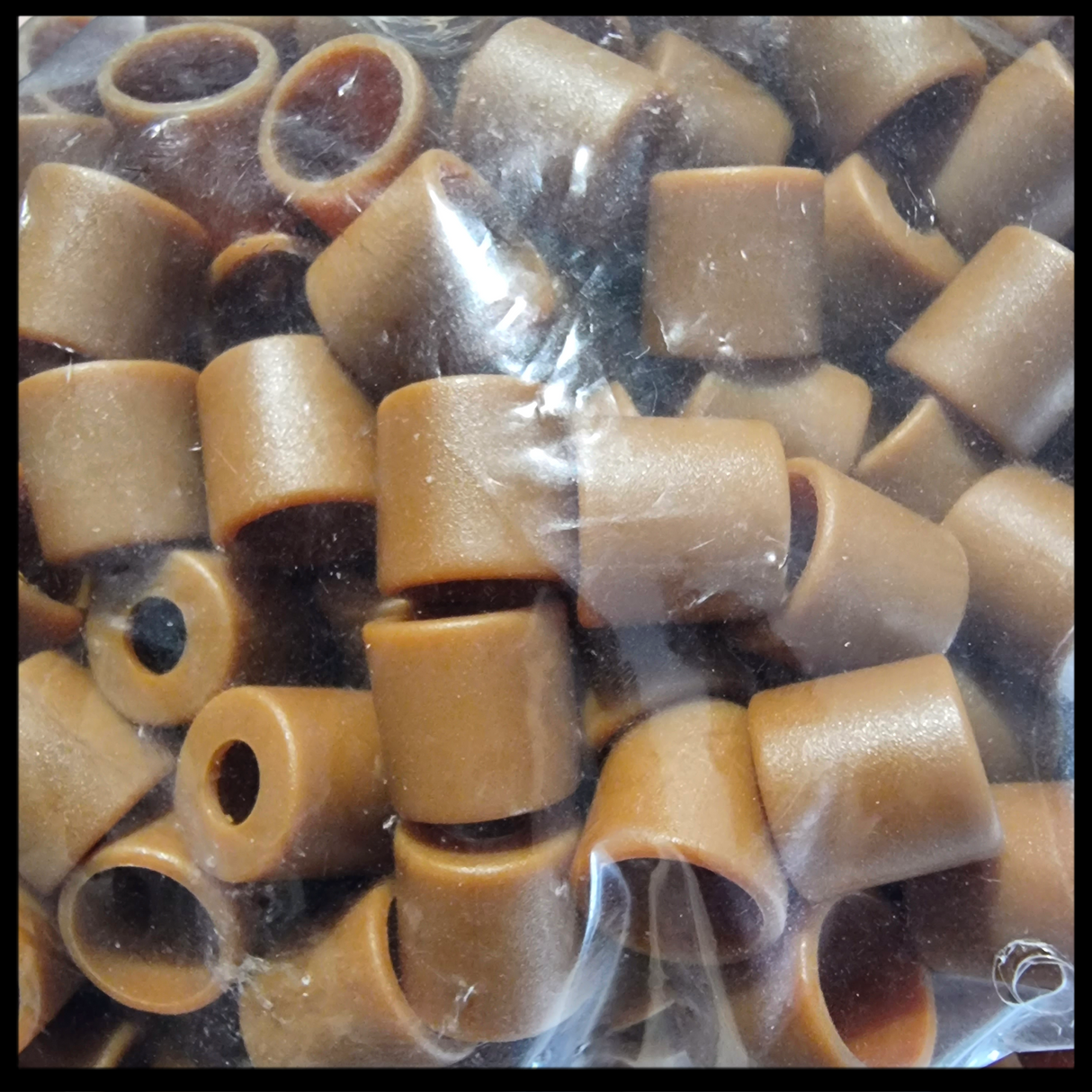 M8Tex Pop Barrel Connector for Lanyard Coyote Brown