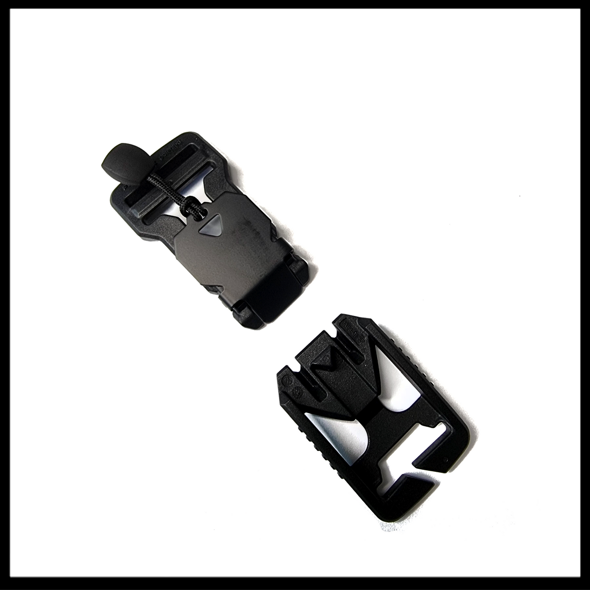 Fidlock V-Buckle 25mm Split Bar Black V-11402