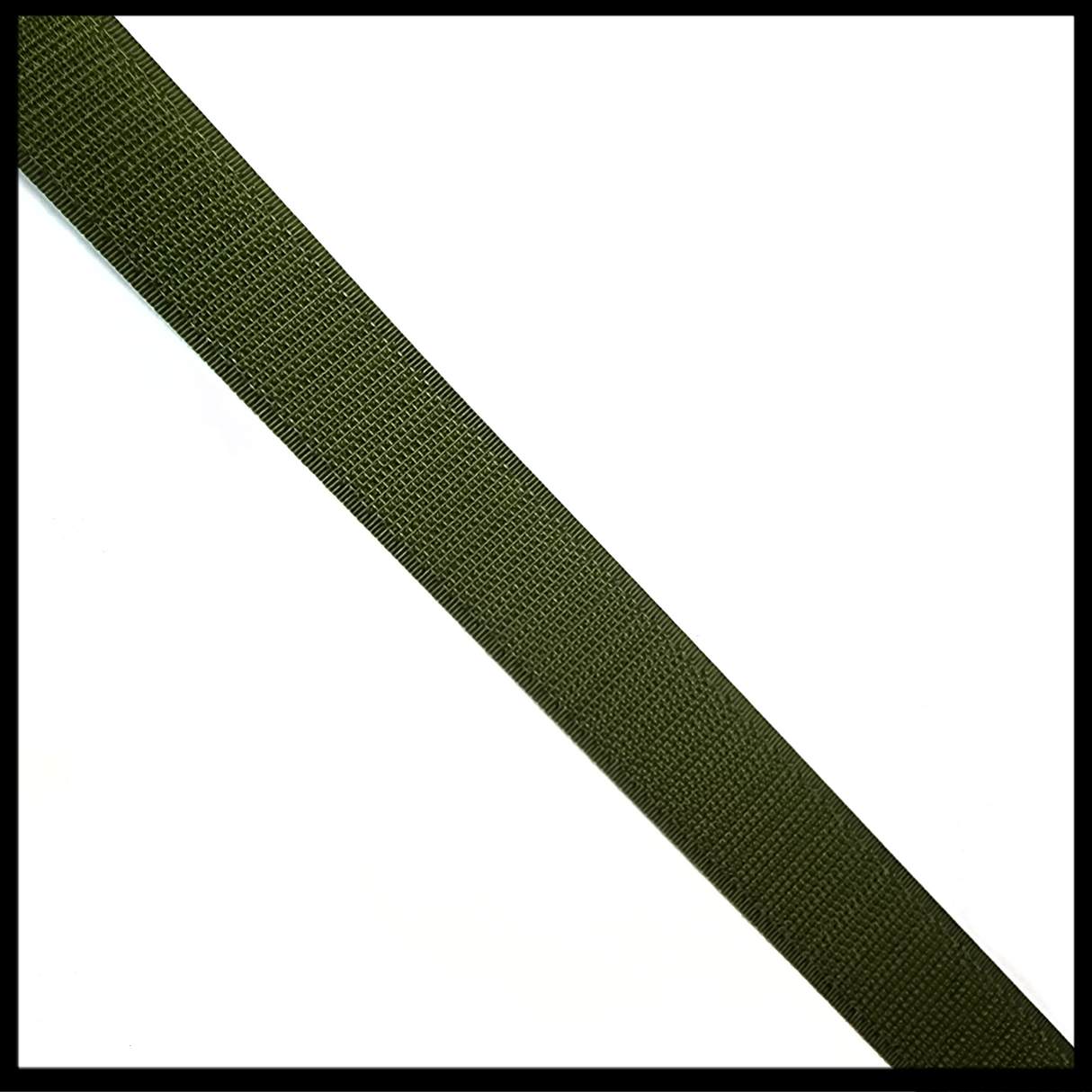 25mm Olive Green Hook and Loop 5 Metre Roll