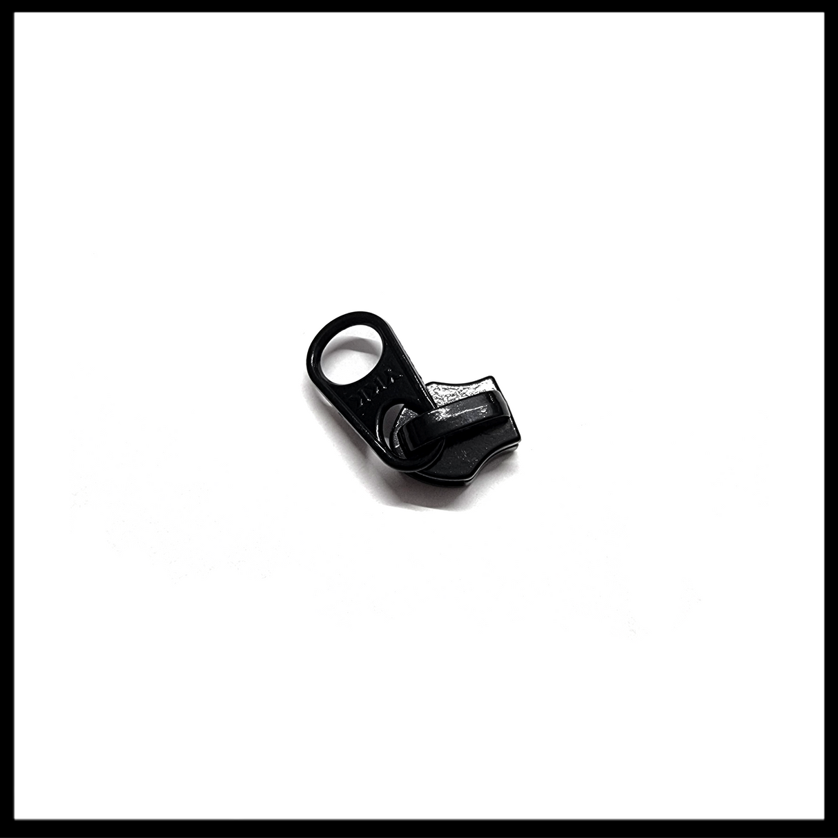 #8 YKK Reverse Zipper Pull Black (Multiple Options)