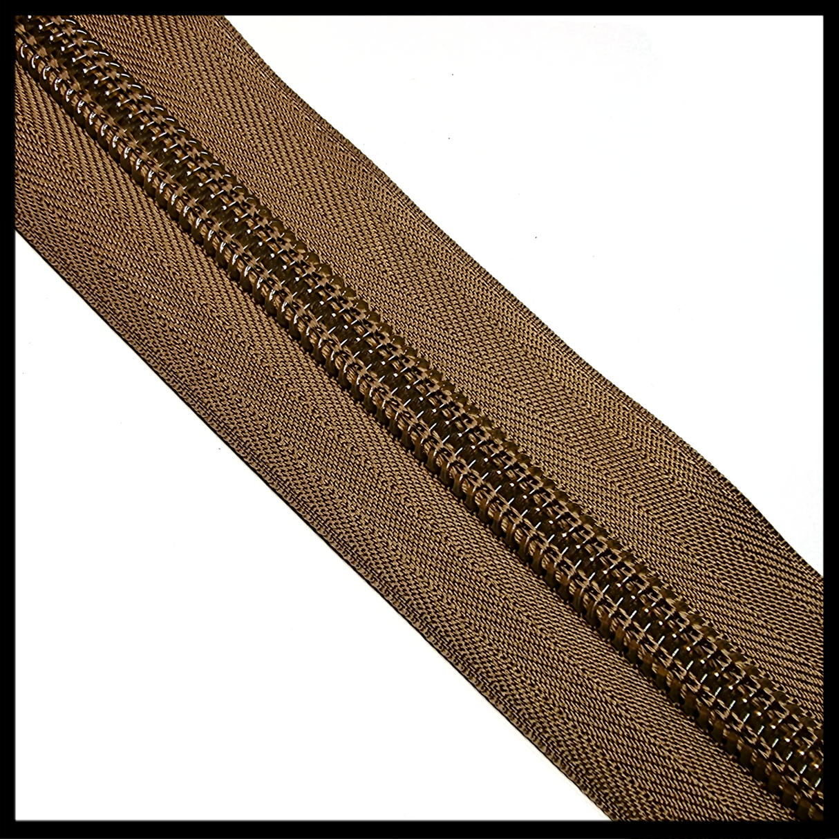 IDEAL #5 Mil-Spec Continuous Coil Zipper Coyote Brown per Metre