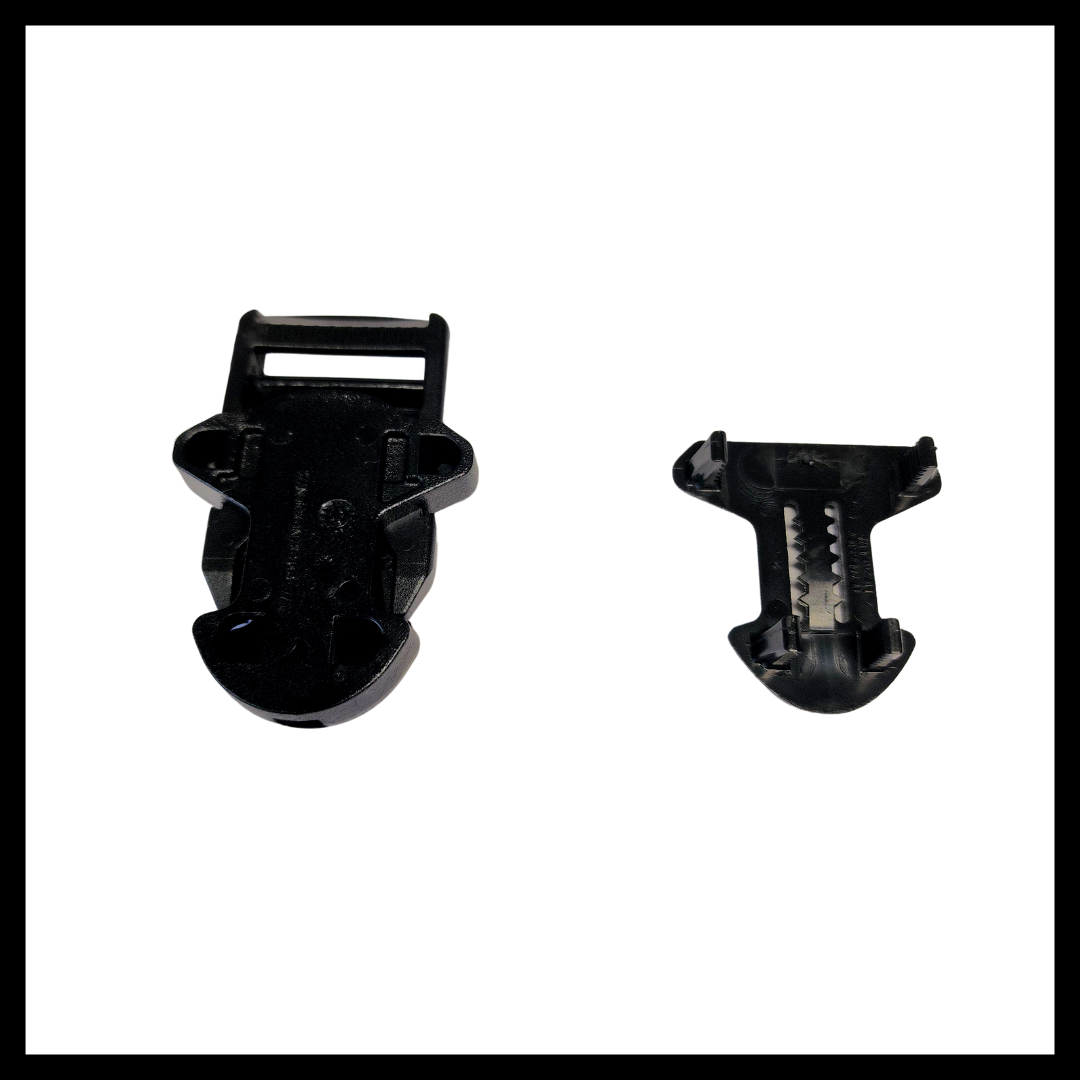 ITW Surmount Side Release Buckle 1" Black/Coyote