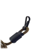 Spiral lanyard Weapon and Gear Retention with Clips