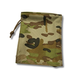 Close-up of a camouflage Notebook cover.