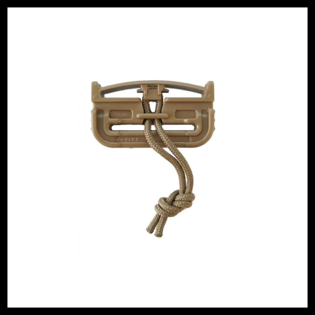 Duraflex Quick Release Buckle / Tubes V2 - Single Slot Male Only (Coyote Brown)