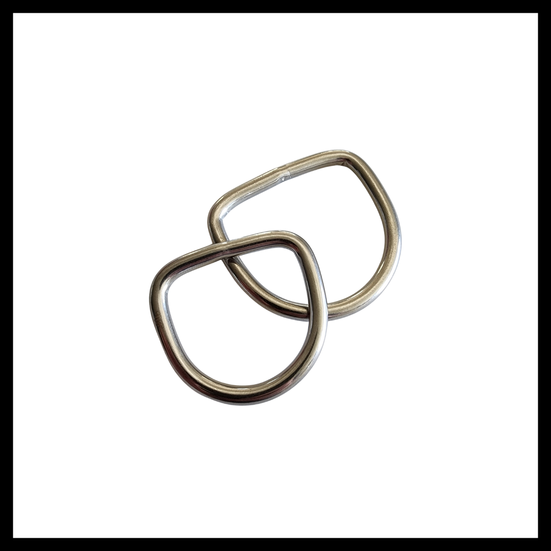 M8tex Stainless Steel 6mm D-Rings