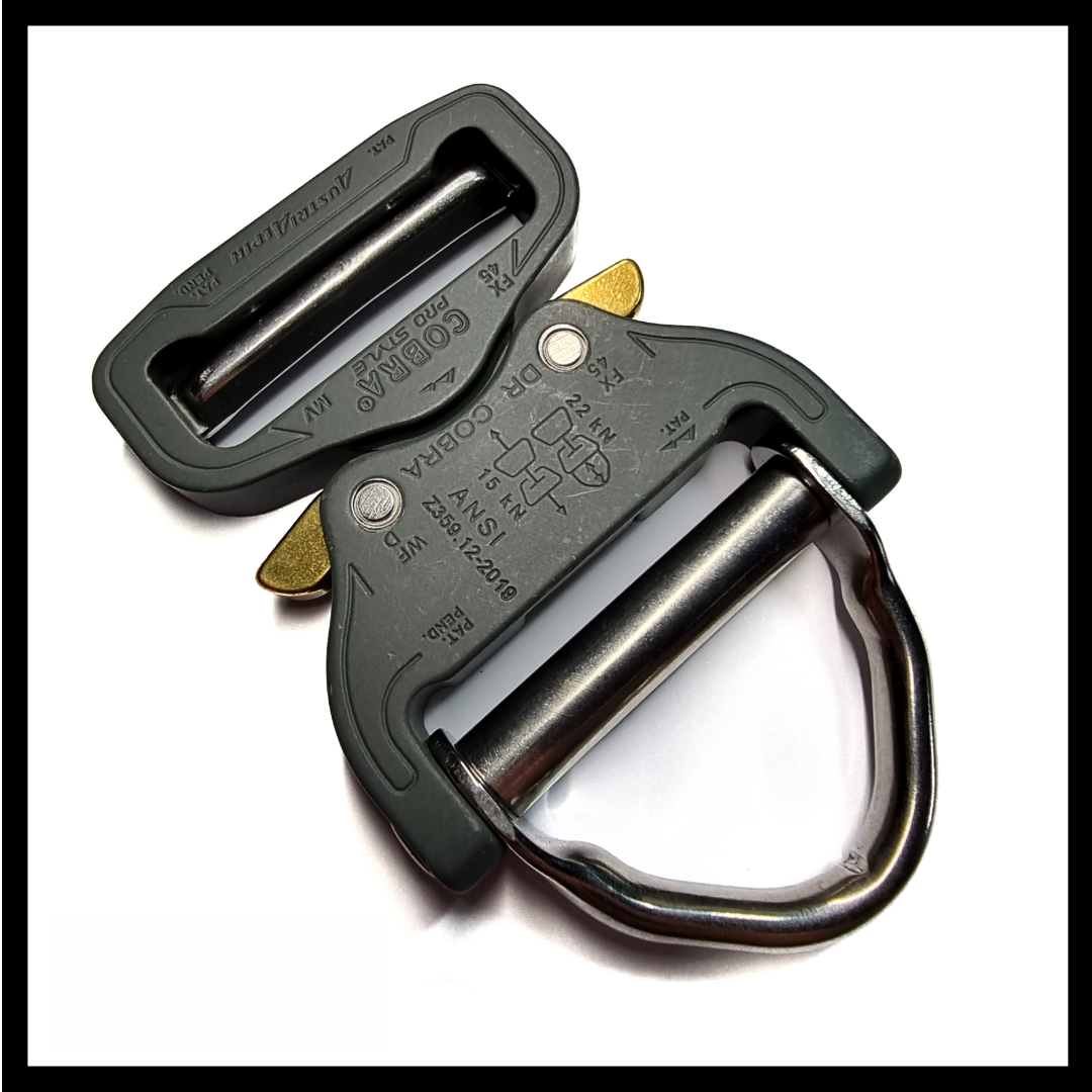 Aluminum Buckle COBRA® PRO STYLE with Double-side Metal Tri-glide