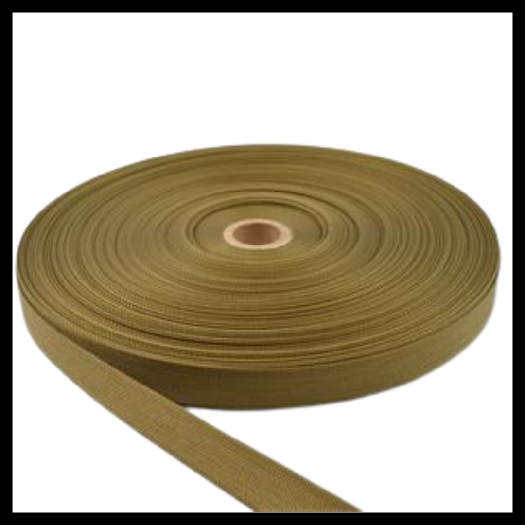 25mm / 1" A-A 55301 Mil-Spec Nylon Webbing Coyote Brown