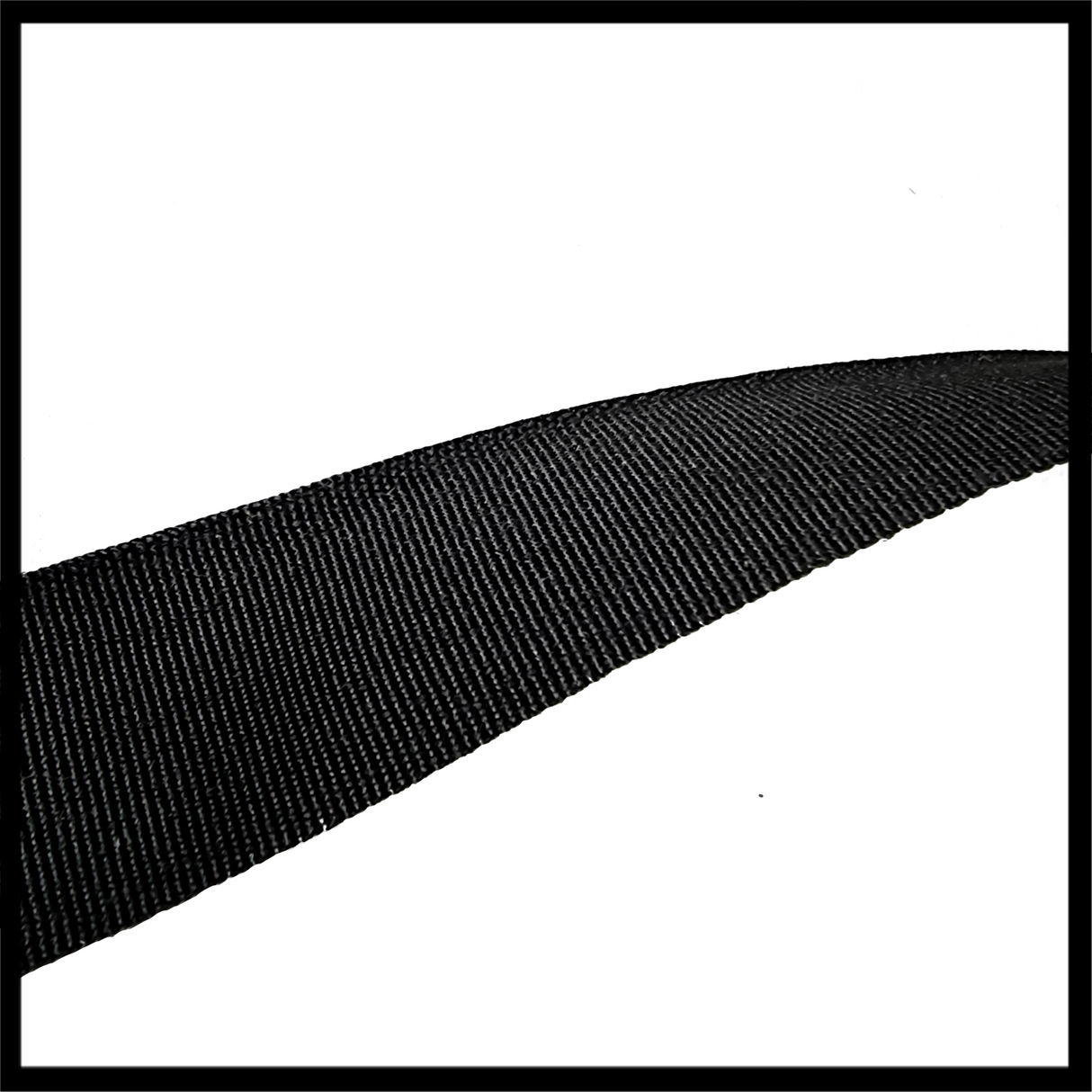 MIL-T-5038 Nylon Grosgrain Binding 25mm Black