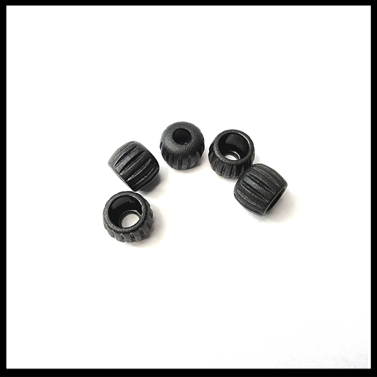 Duraflex Pull Bead Black 5pcs