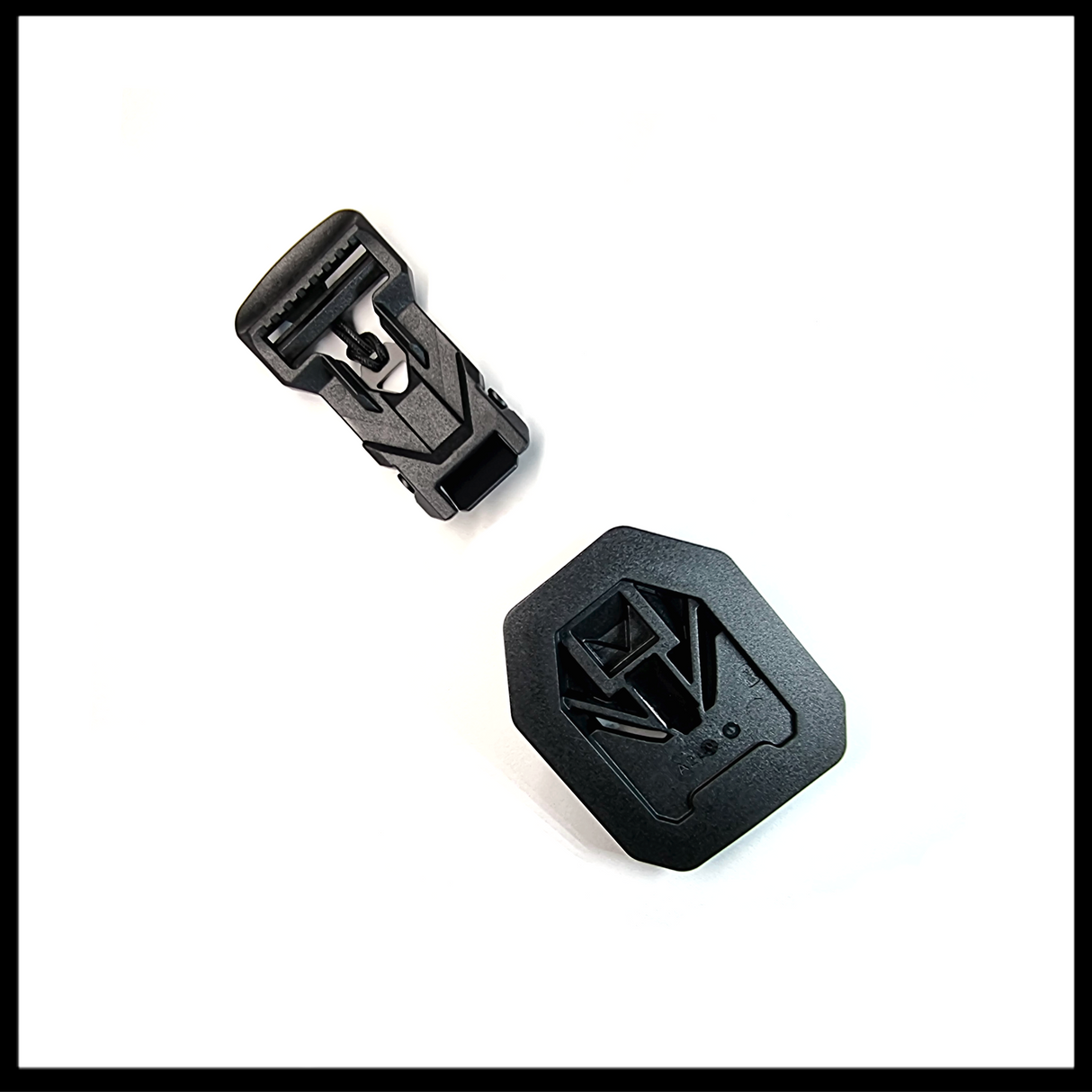 Fidlock V-BUCKLE 25 Sewable Black Flap With Pull Tab FV-11403