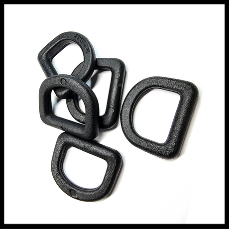 ITW Nexus D-Ring 20mm Black 5pcs