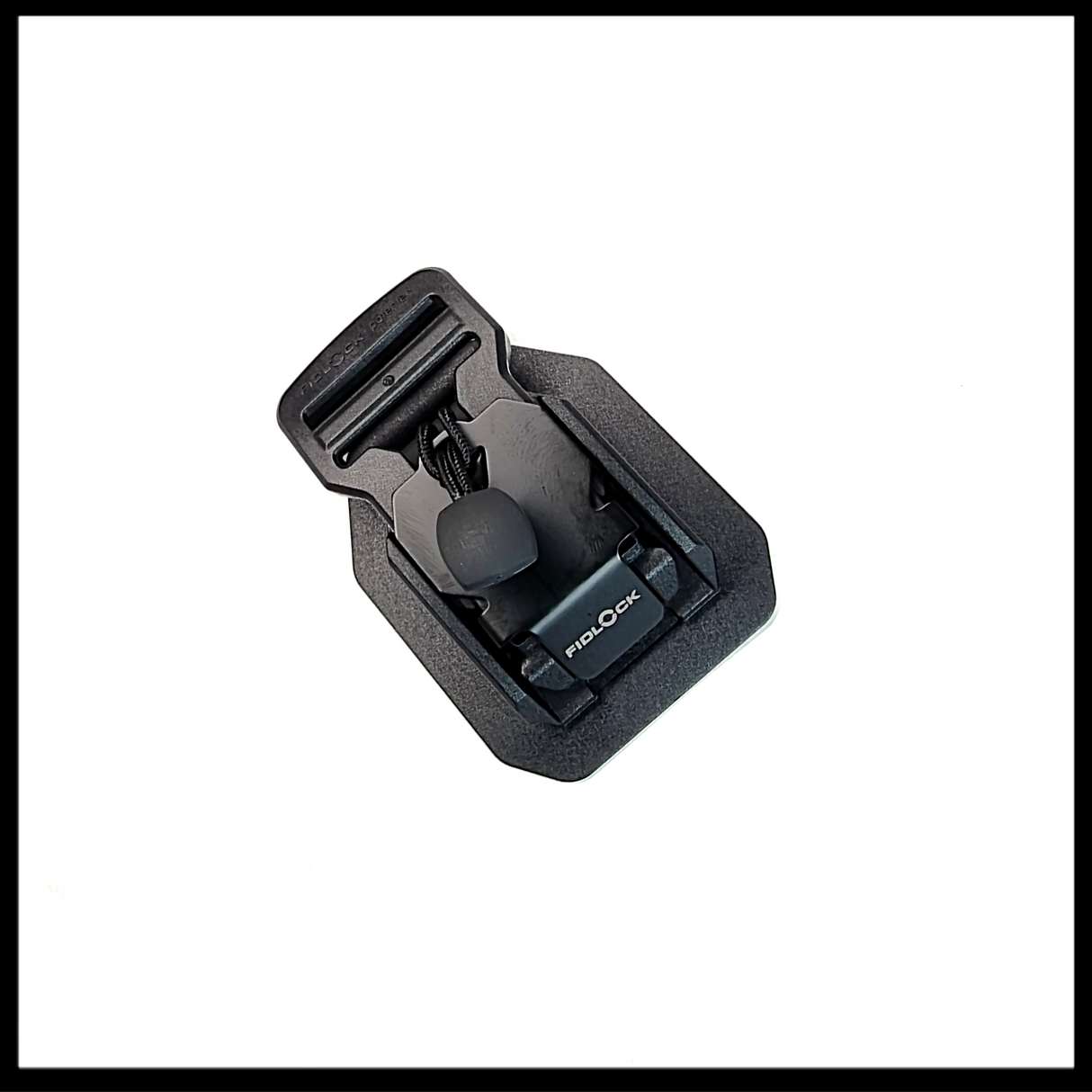 Fidlock V-BUCKLE 25 Sewable Black Flap With Pull Tab FV-11403