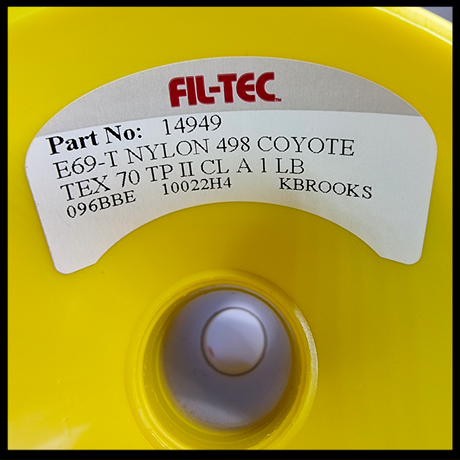 Coyote Brown 498 Fil-Tec Size 69 Mil-Spec Bonded Nylon Thread