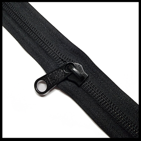 #10 YKK Standard Zipper Pull Black