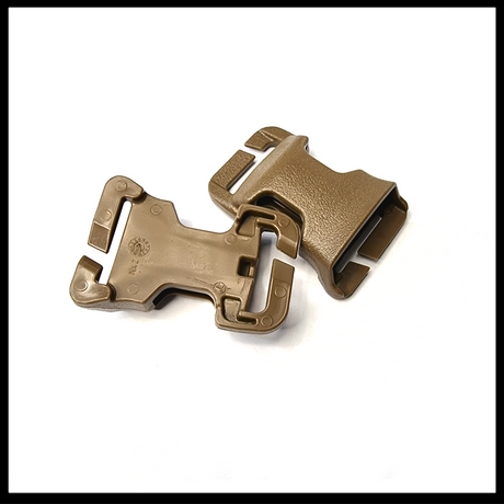 ITW GT QASM Side Release Buckle 25mm Coyote Brown Female