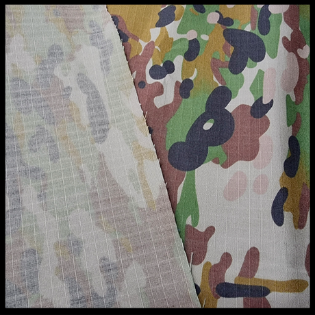 50/50 Nylon/Cotton Australian Multicam Pattern Rip-Stop per Metre