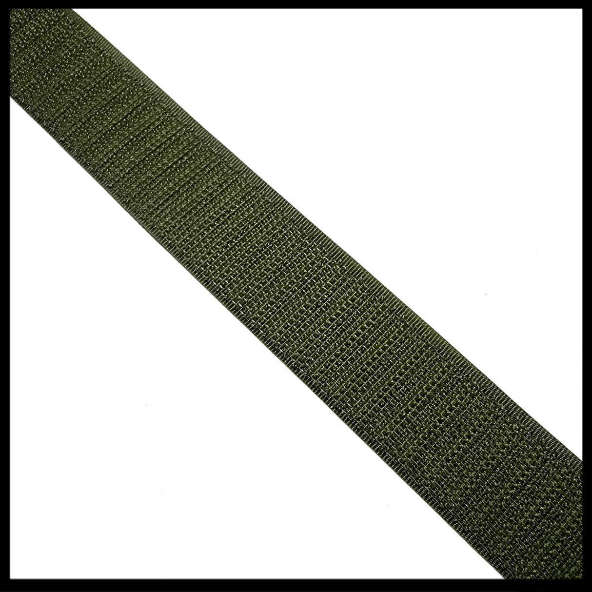 25mm Ranger Green Hook and Loop 5 Metre Roll