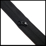 #8 YKK Reverse Zipper Pull Black (Multiple Options)