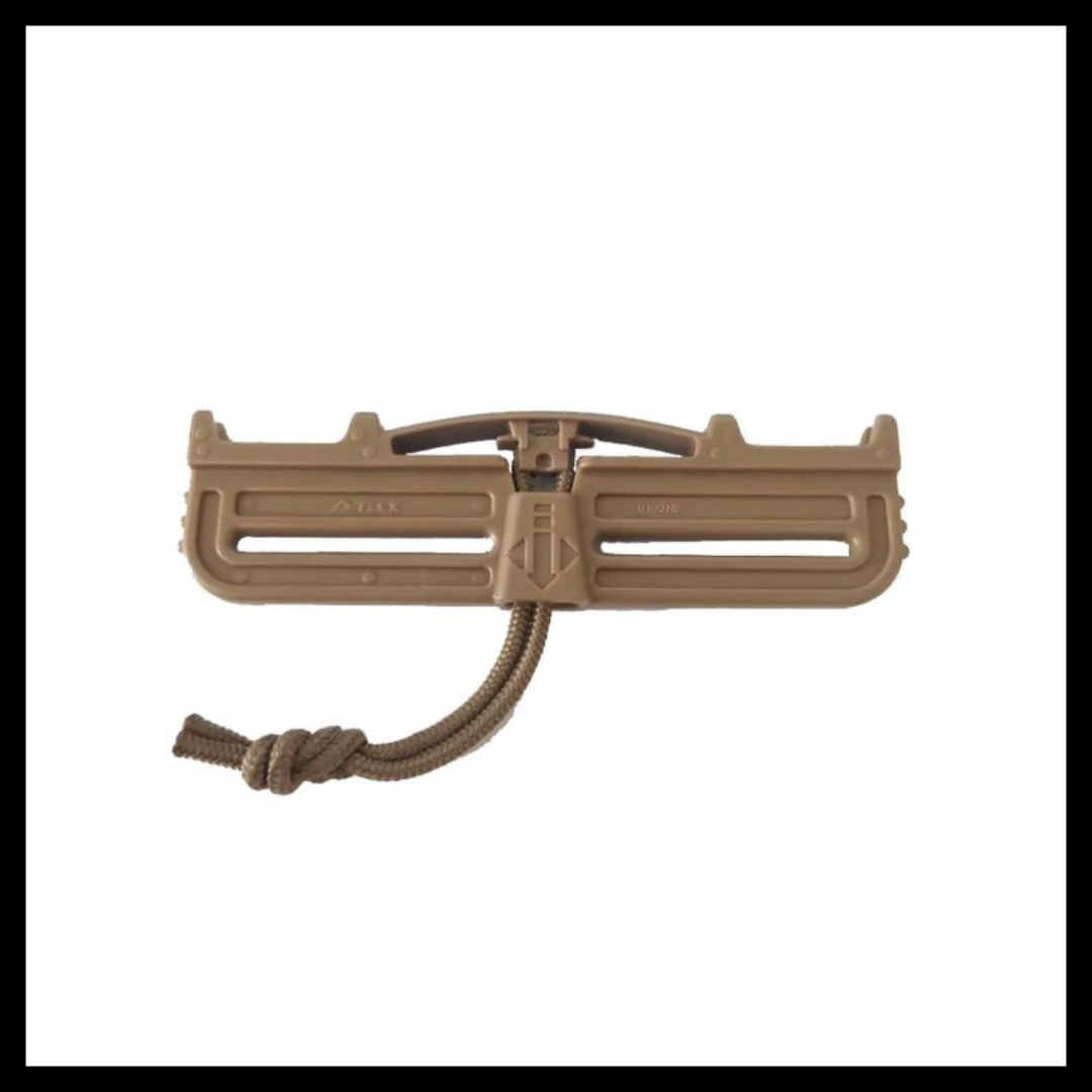 Duraflex Quick Release Buckle / Tubes V2 - Double Slot Male Only (Coyote Brown IR)